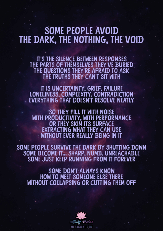 misty relos merakicat thedarkthenothingthevoid - Misty Relos