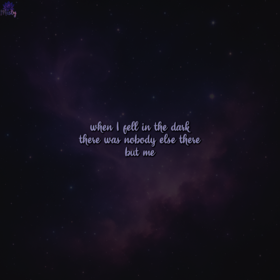 misty relos merakicat when i fell in the dark - Misty Relos
